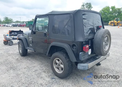 1999 Jeep Wrangler Sport from USA, damaged, VIN 1J4FY19S1XP406264